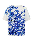 Patterned Wrap Shirt