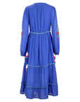 Embroidered Flared Dress