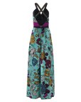 Vintage Floral Maxi Dress