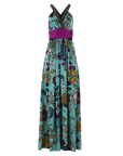 Vintage Floral Maxi Dress