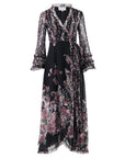 Floral Wrap Maxi Dress