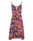 Vintage Floral Midi Dress