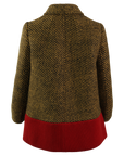 Striped Wool Coat