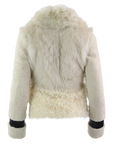 Shearling Jacket With Leather Accents