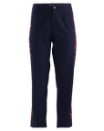 Embroidered Cropped Pants