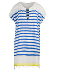 Blue Striped Cover-up Dress