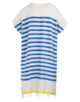 Blue Striped Cover-up Dress