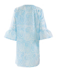 Blue Paisley Cover-up Dress
