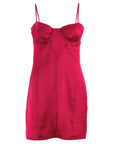 Fuchsia Pink Mini Dress