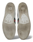 White Sneakers With Arrow Design