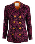 Paisley Double Breasted Blazer