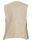 Vintage Fur and Silk Vest