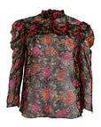 Floral Silk Blouse
