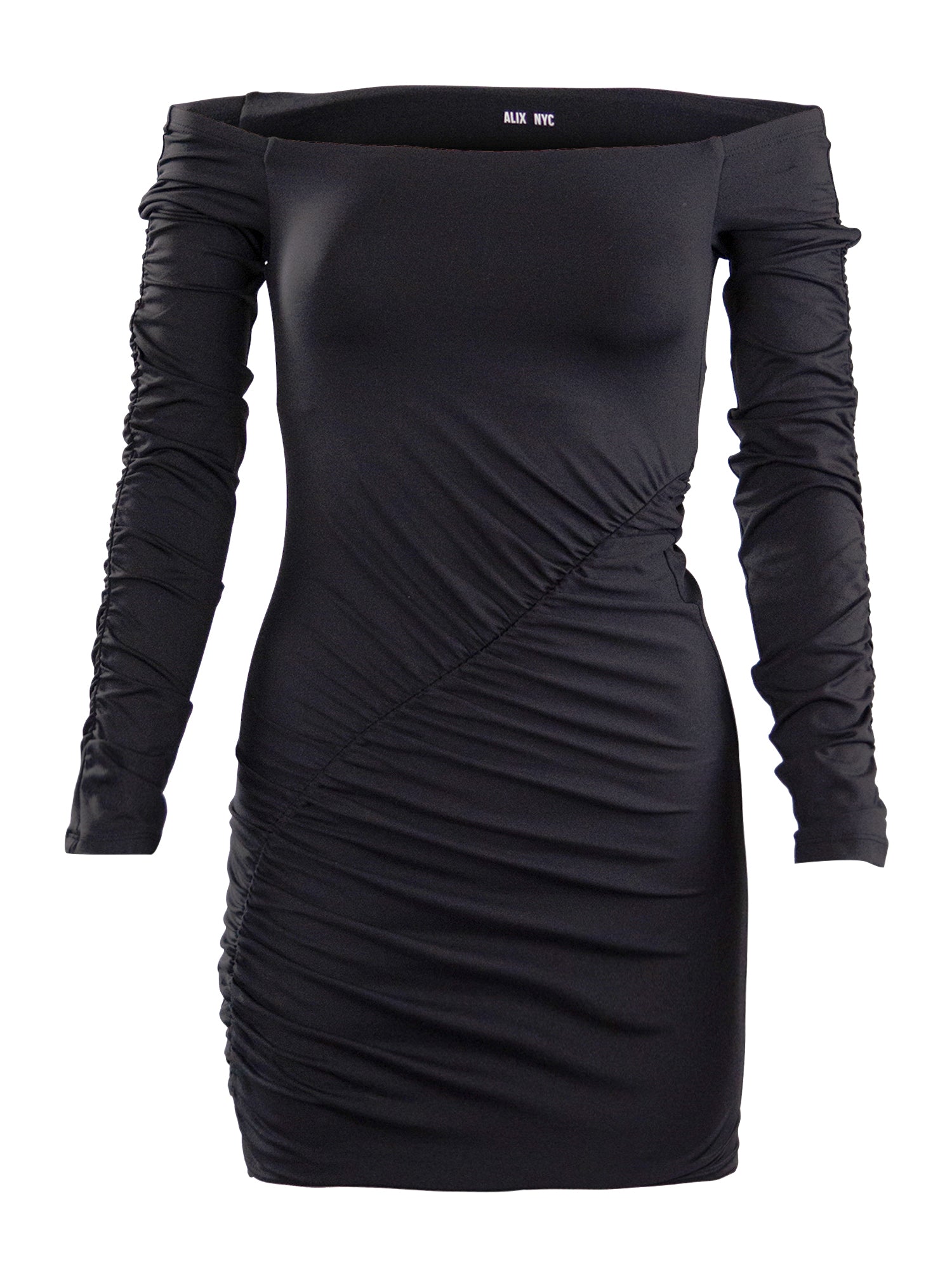 Black Ruched Dress CuratedBuyChlo Black Ruched Dress CuratedBuyChlo