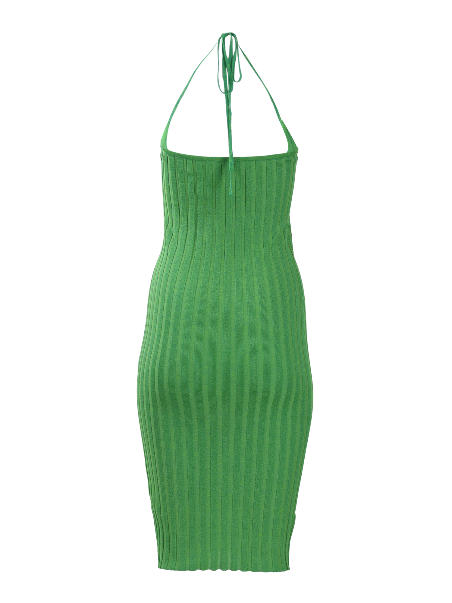 Green Halter-Top Knit Dress  CuratedBuyChlo