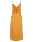Slip Dress With Cut-Outs