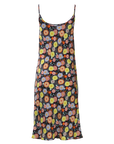 Floral Print Silk Dress