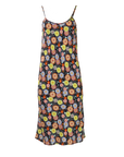 Floral Print Silk Dress