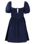 Navy Babydoll Mini Dress