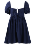 Navy Babydoll Mini Dress