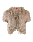 Rabbit Fur Bolero Jacket