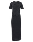 T-Shirt Maxi Dress With Cut-Out Back
