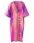 Pink Tie-Dye Midi Dress