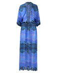 Silk Maxi Dress With Sequin Embellishment