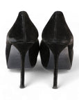 Vintage Suede Platform Pumps