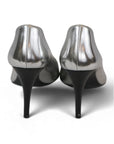 Metallic Silver Pumps