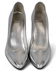 Metallic Silver Pumps