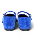Velvet Mary Jane Flats