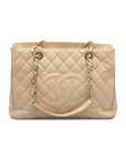 Beige Caviar Grand Shopping Tote