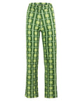 Geometric Wide-Leg Pants