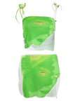 Asymmetric Skirt Set