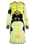 Vintage Abstract Patterned Dress