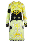 Vintage Abstract Patterned Dress
