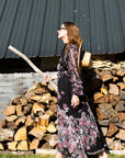 Floral Wrap Maxi Dress