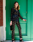 Double Breasted Blazer Pants Suit