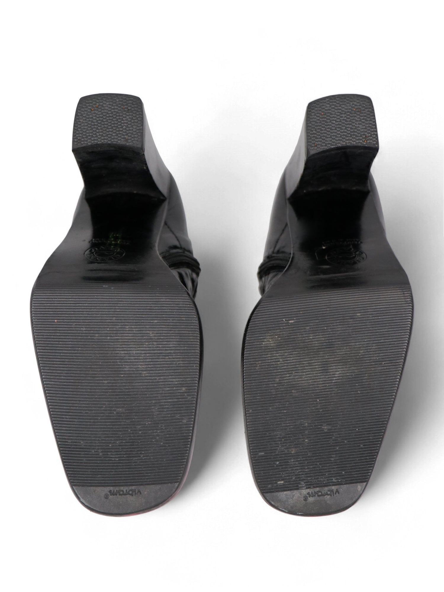 Vintage Tall Black Leather Boots